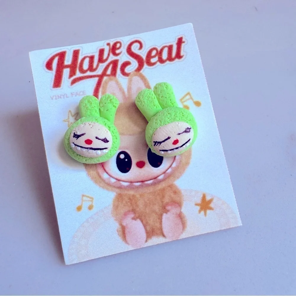 NWOT 1 Handmade Labubu SS Earrings
